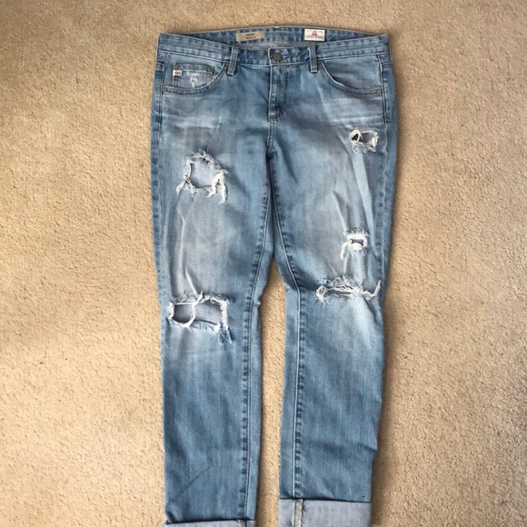 AG Distressed The Stilt Jeans! - Picture 6 of 8